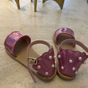 Crewcuts girls pink sandals K10